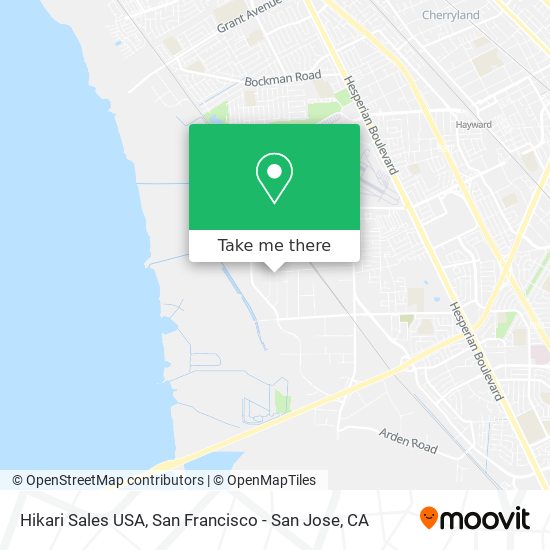 Mapa de Hikari Sales USA