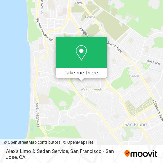 Alex's Limo & Sedan Service map