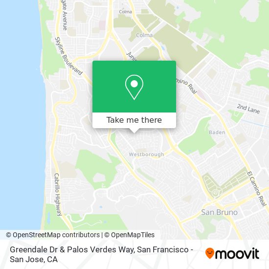 Mapa de Greendale Dr & Palos Verdes Way