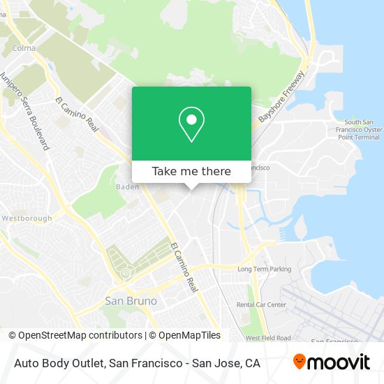 Auto Body Outlet map