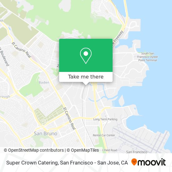 Super Crown Catering map