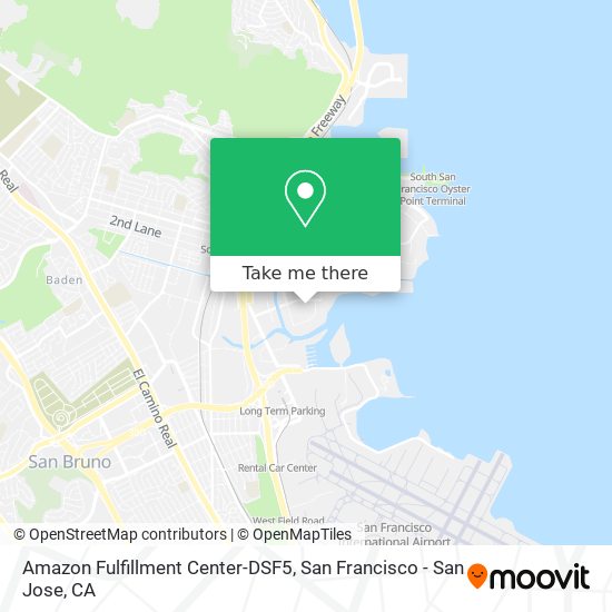 Mapa de Amazon Fulfillment Center-DSF5