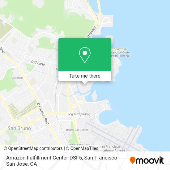 Amazon Fulfillment Center-DSF5 map
