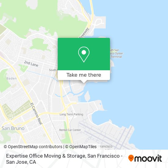 Mapa de Expertise Office Moving & Storage