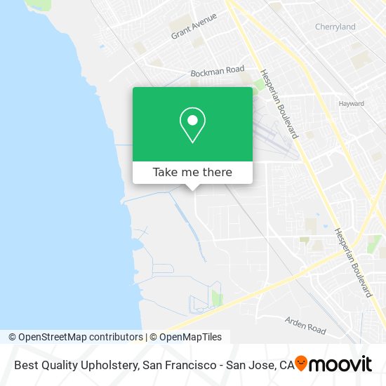 Best Quality Upholstery map