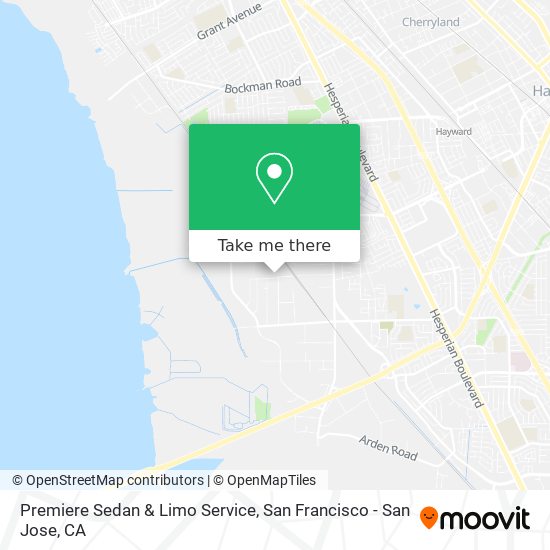 Premiere Sedan & Limo Service map