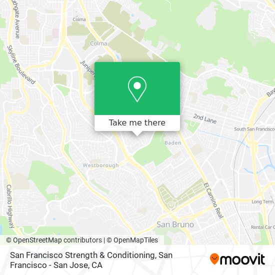 Mapa de San Francisco Strength & Conditioning