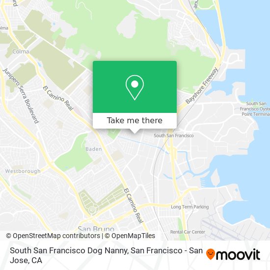 South San Francisco Dog Nanny map