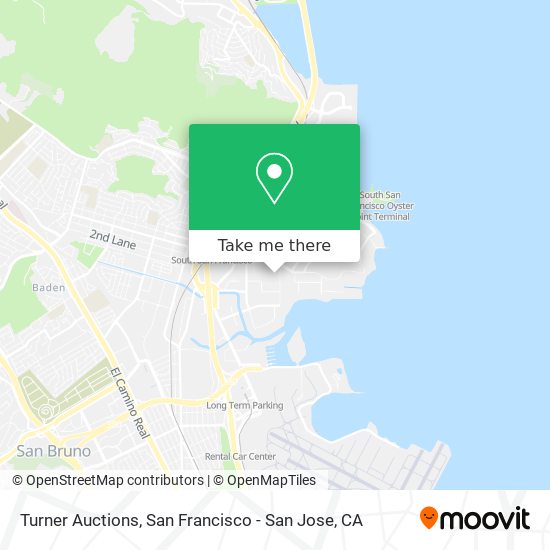 Turner Auctions map