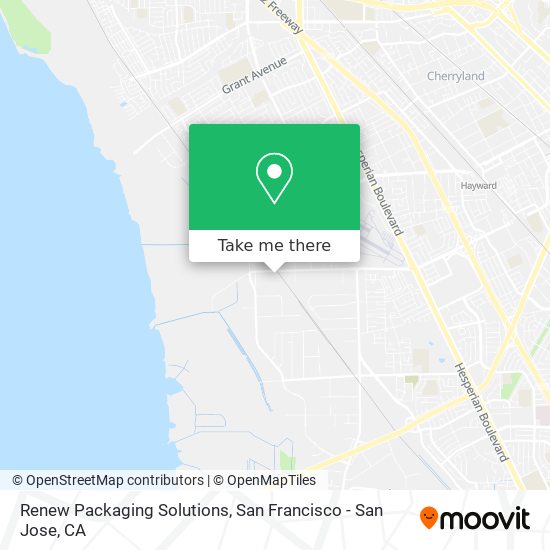 Renew Packaging Solutions map