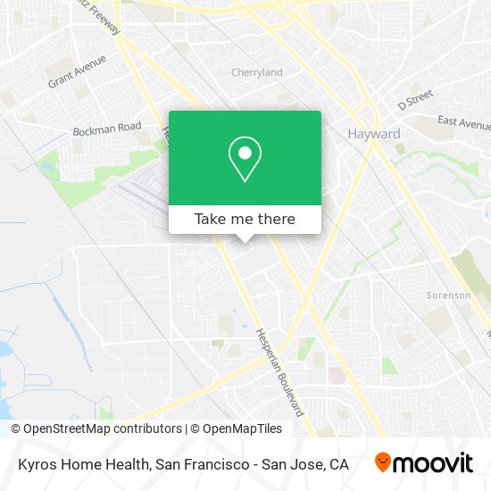 Mapa de Kyros Home Health