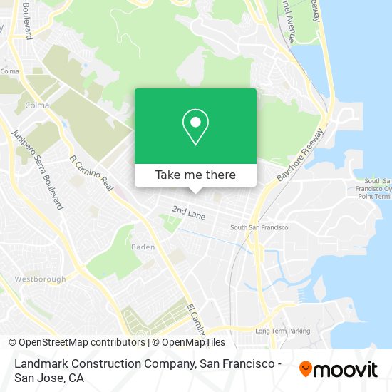 Landmark Construction Company map