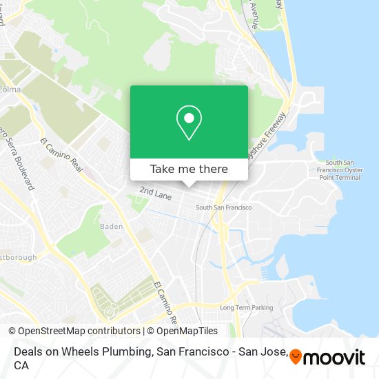 Mapa de Deals on Wheels Plumbing