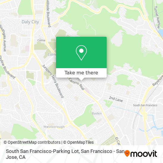 South San Francisco-Parking Lot map