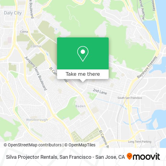 Mapa de Silva Projector Rentals