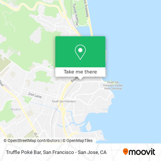 Truffle Poké Bar map