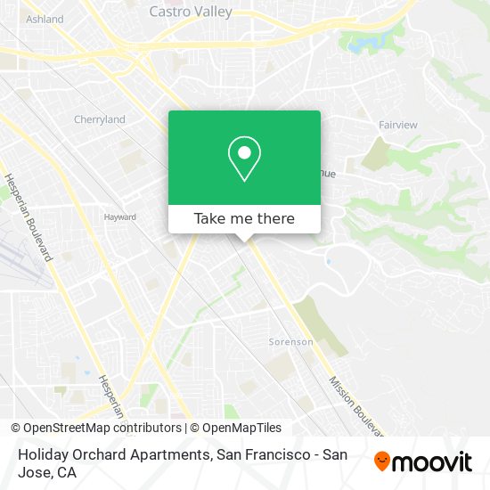 Mapa de Holiday Orchard Apartments