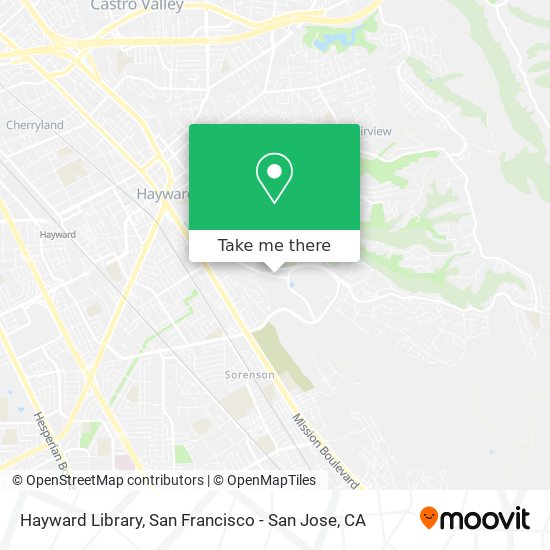 Mapa de Hayward Library