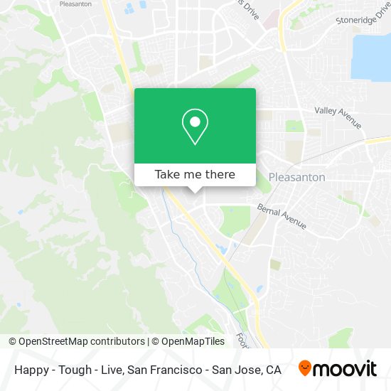 Happy - Tough - Live map