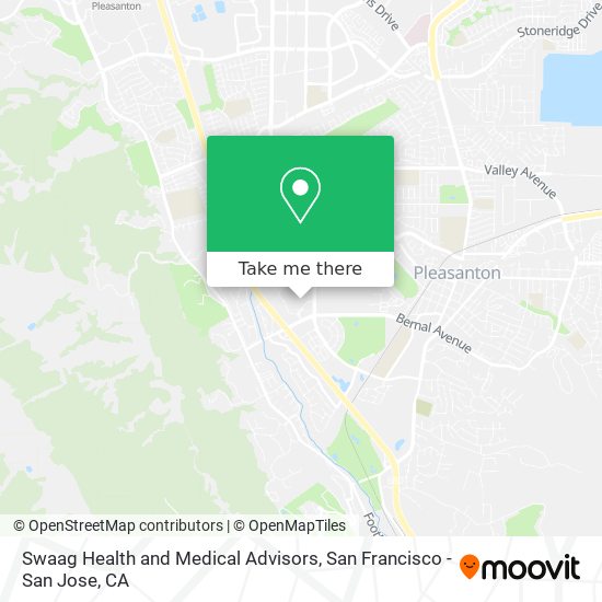 Swaag Health and Medical Advisors map