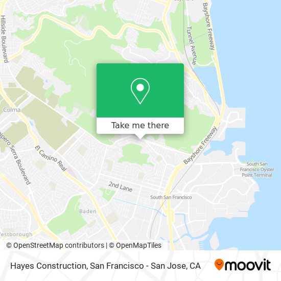 Mapa de Hayes Construction