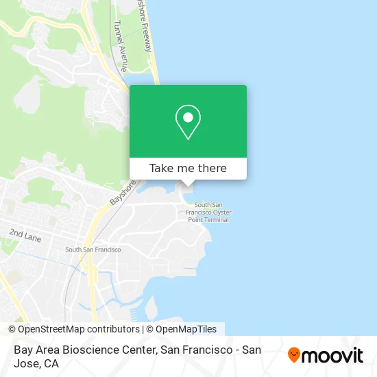 Bay Area Bioscience Center map