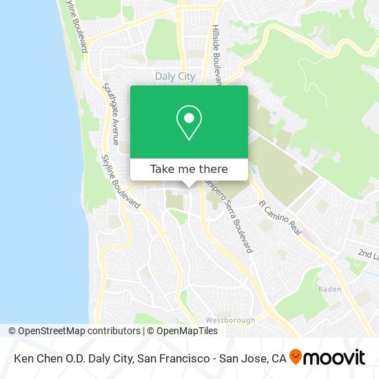 Mapa de Ken Chen O.D. Daly City