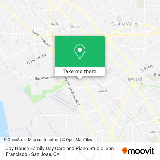 Mapa de Joy House Family Day Care and Piano Studio