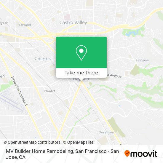 Mapa de MV Builder Home Remodeling