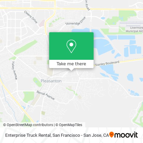 Enterprise Truck Rental map