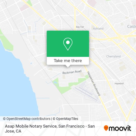 Asap Mobile Notary Service map