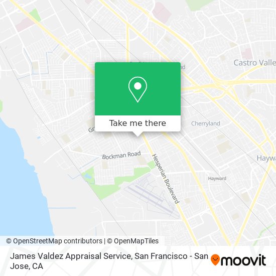 James Valdez Appraisal Service map