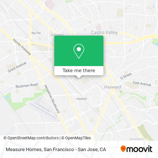 Measure Homes map