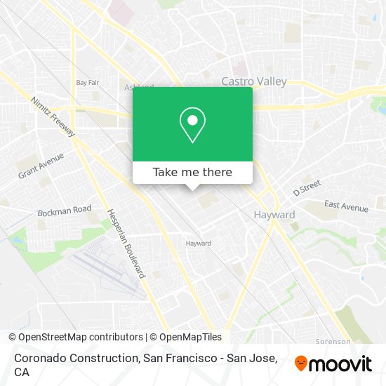 Coronado Construction map