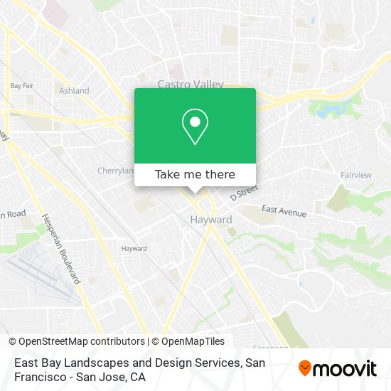 Mapa de East Bay Landscapes and Design Services