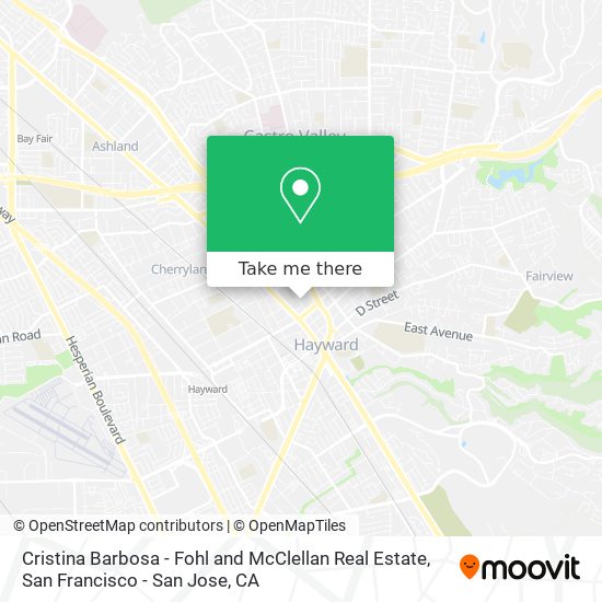 Mapa de Cristina Barbosa - Fohl and McClellan Real Estate