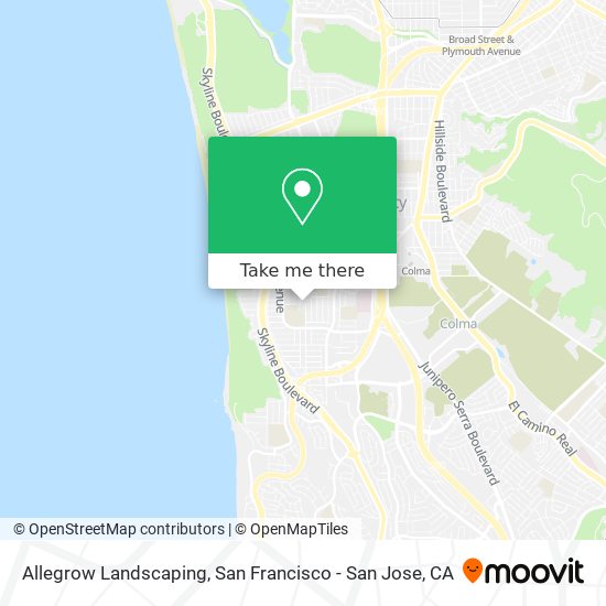 Allegrow Landscaping map