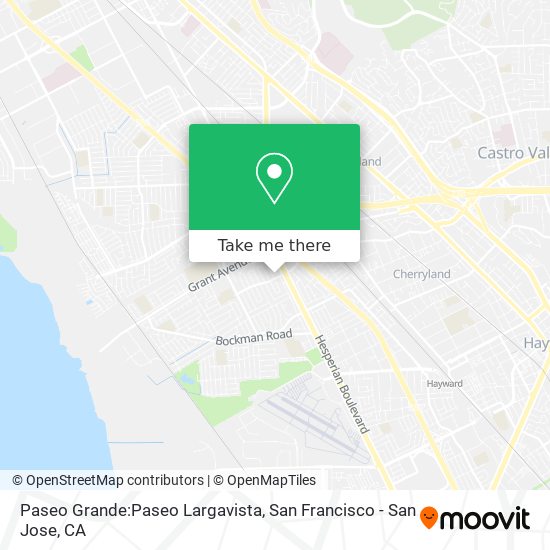 Mapa de Paseo Grande:Paseo Largavista