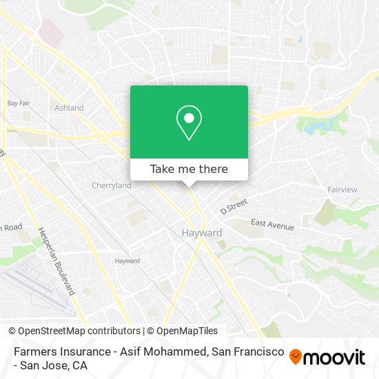 Farmers Insurance - Asif Mohammed map