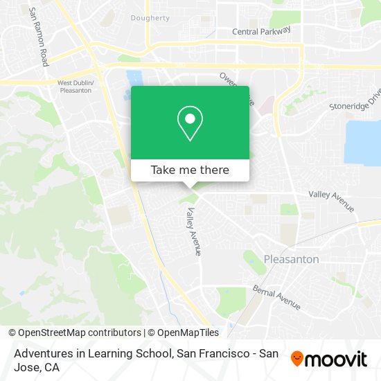 Adventures in Learning School map