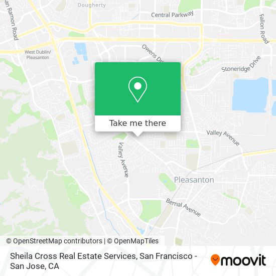 Sheila Cross Real Estate Services map