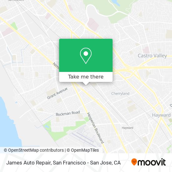 Mapa de James Auto Repair