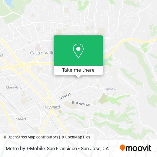 Metro by T-Mobile map