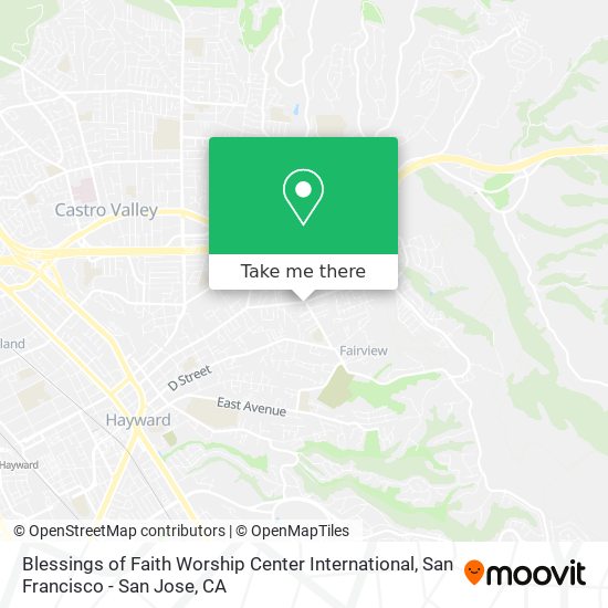 Mapa de Blessings of Faith Worship Center International