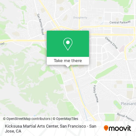 Mapa de Kicksusa Martial Arts Center