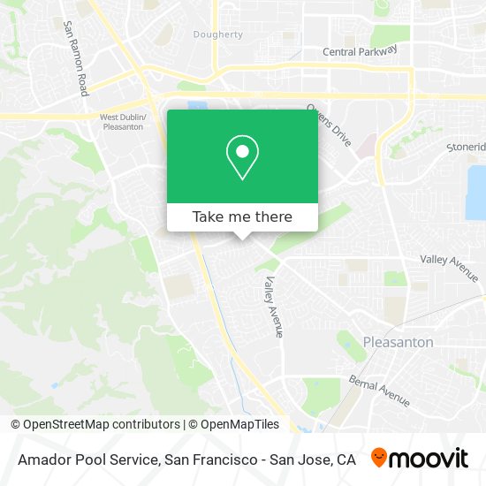 Amador Pool Service map