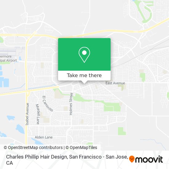 Charles Phillip Hair Design map