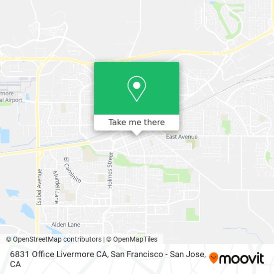 Mapa de 6831 Office Livermore CA