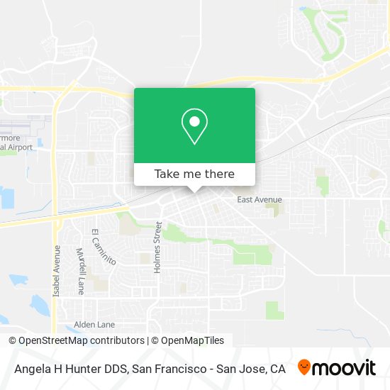 Angela H Hunter DDS map