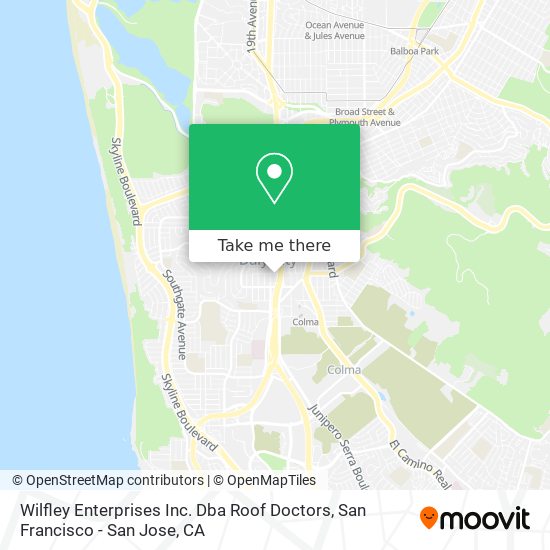 Wilfley Enterprises Inc. Dba Roof Doctors map